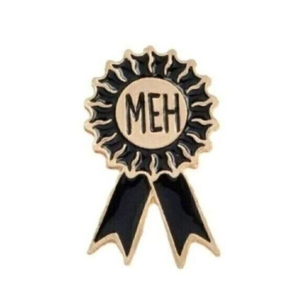 3/20 Meh Ribbon Award Enamel Pin